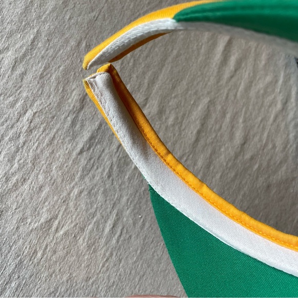 Vintage Oregon Ducks Visor Hat Classic Sportswear Made in USA Excel Condition - Picture 7 of 15